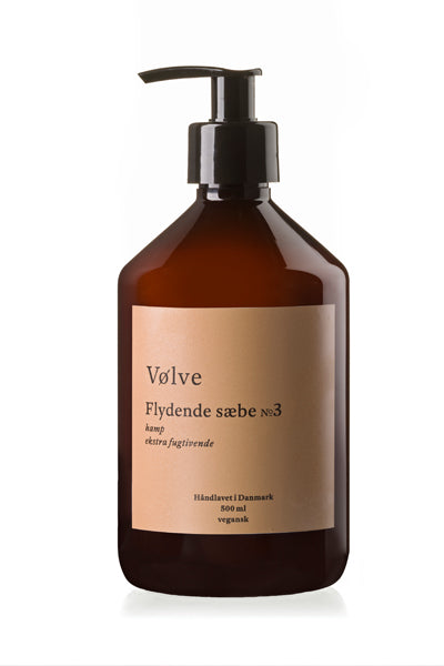 Vølve flydende sæbe nr. 3 med hamp 500 ml. (duft af patchouli)