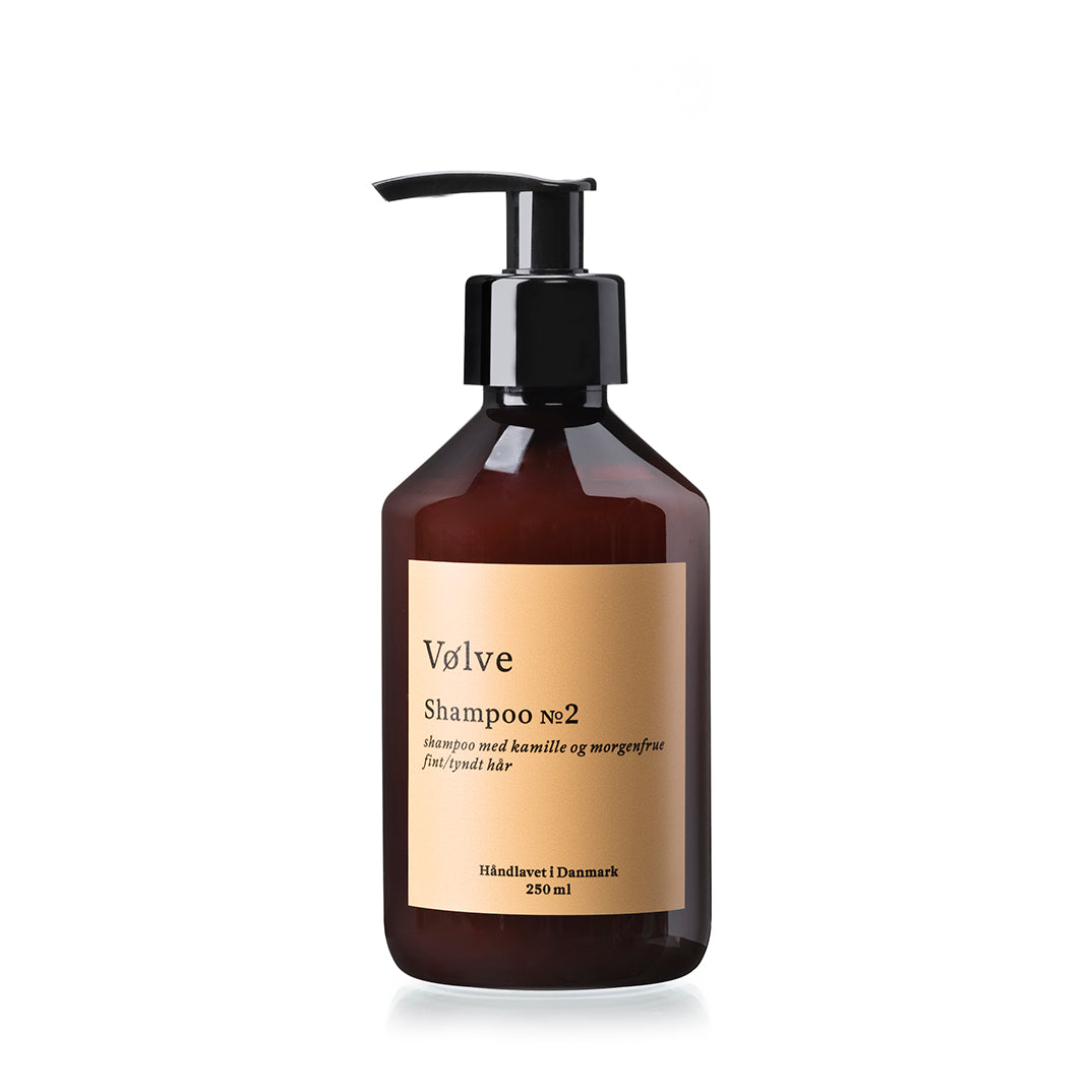 Vølve shampoo No.2 med kamille og morgenfrue 250 ml.